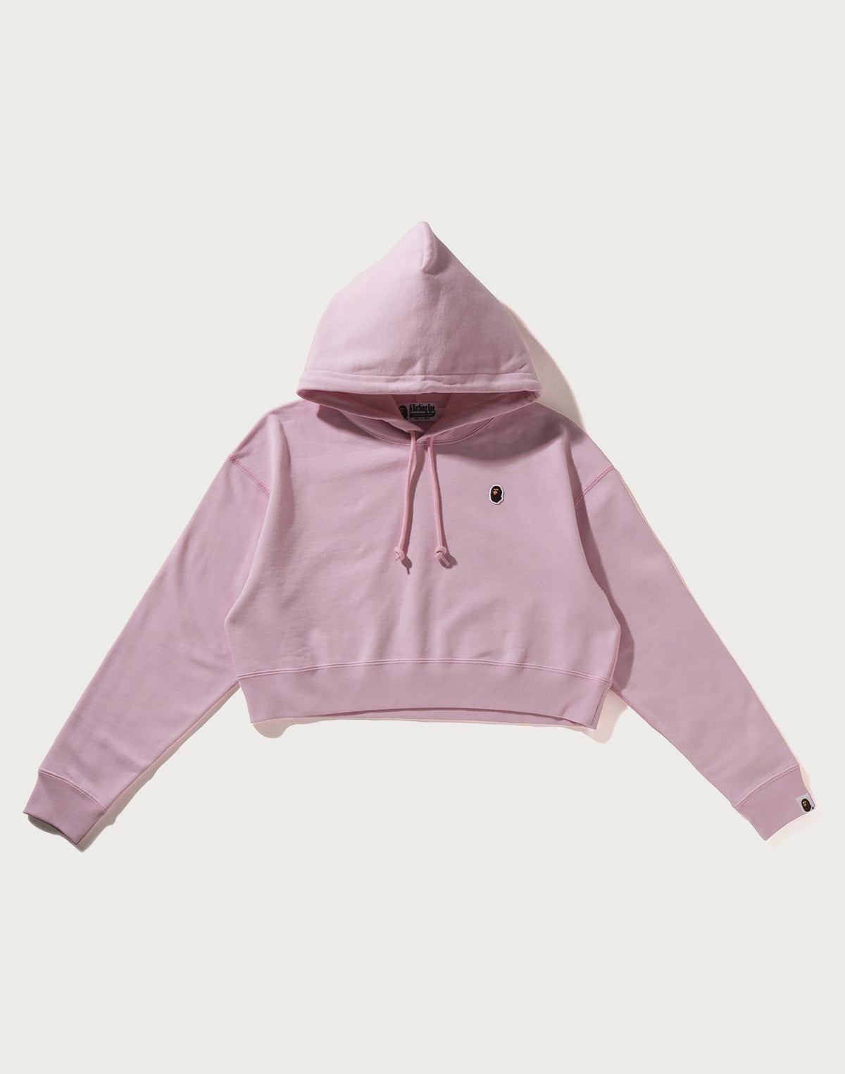 APE HEAD ONE POINT CROPPED PULLOVER HOODIE LADIES