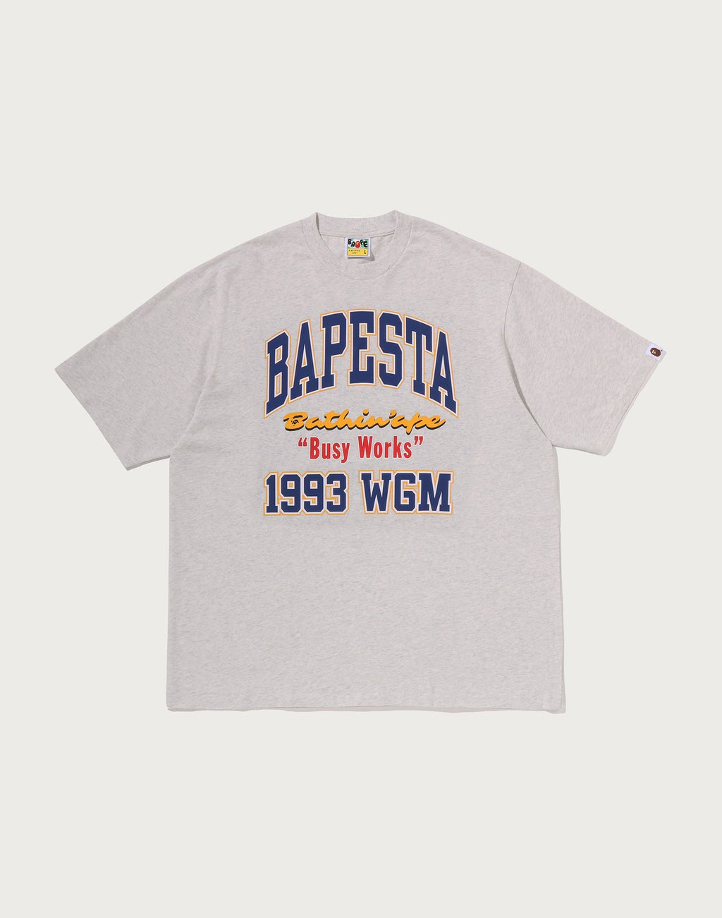 BAPE STA COLLEGE RELAXED FIT TEE #1 MENS