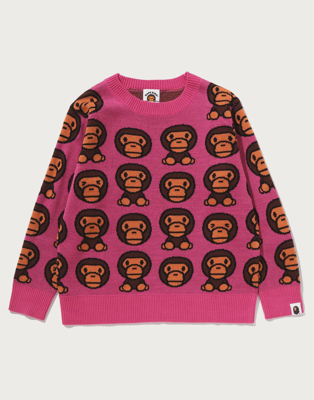 BABY MILO PATTERN KNIT SWEATER KIDS