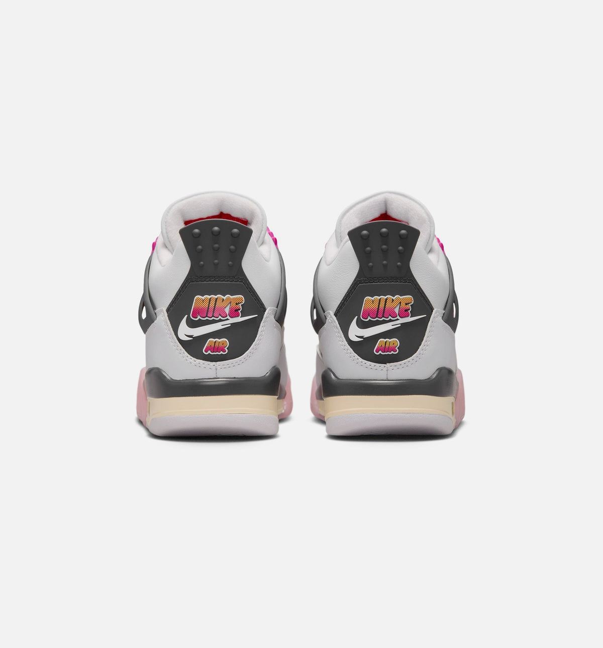 Air Jordan 4 Retro Comic Grade School – Off White/Fire Pink/Anthracite