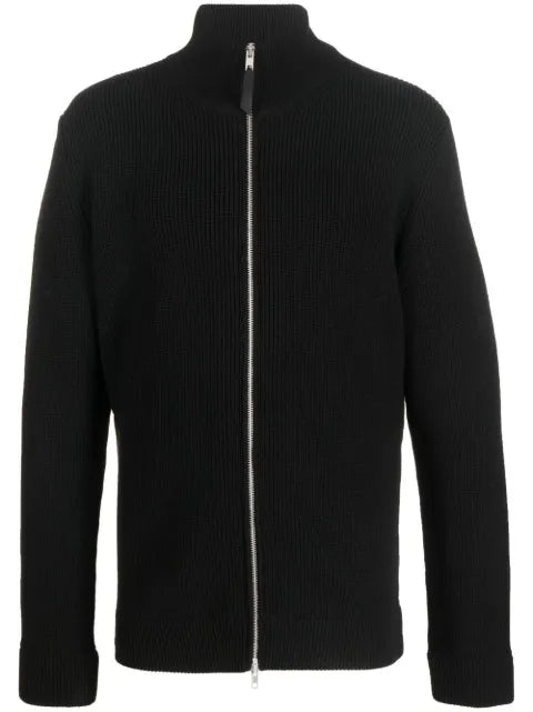 Maison Margiela four-stitch zip-up cardigan