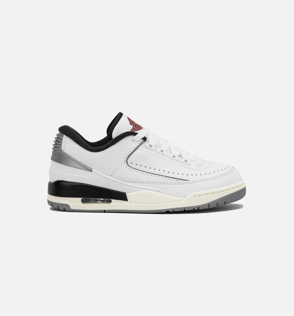 Air Jordan 23 Mens Lifestyle Shoes - WhiteFire RedCement GreySail