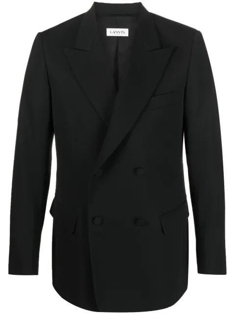 Lanvin double-breasted wool blazer