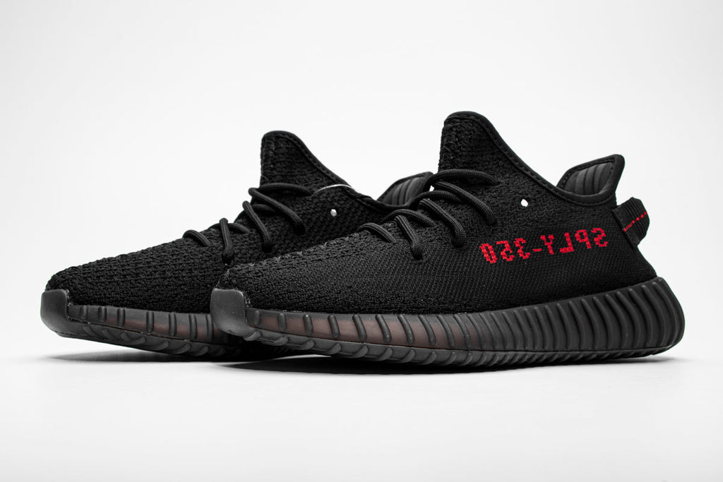 Yeezy 350 v2 Boost Black Red Reps Sneaker CP9652
