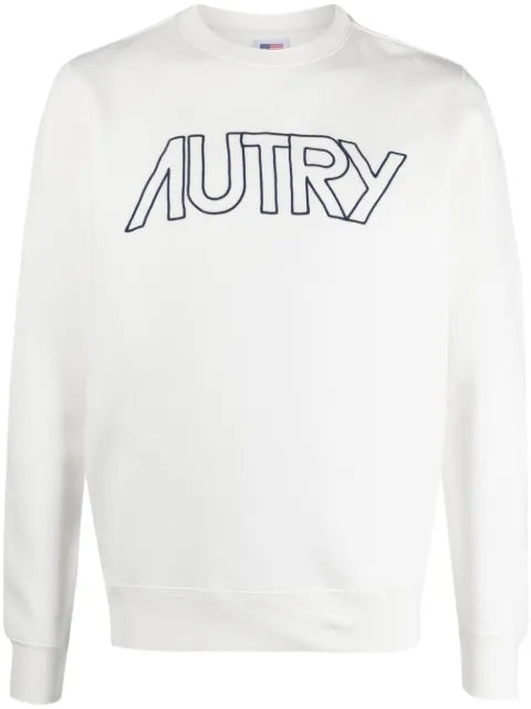 Autry logo-embroidered cotton sweatshirt