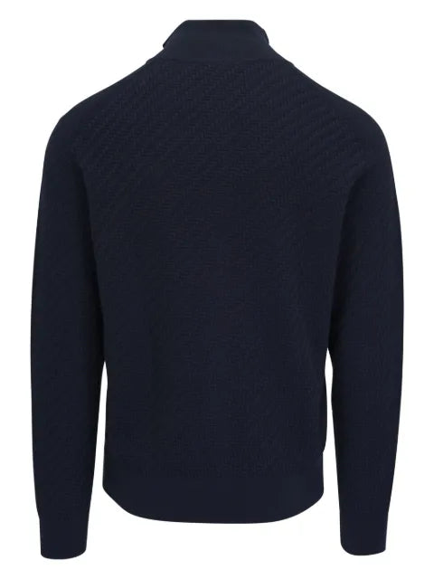 Brioni zipped cardigan