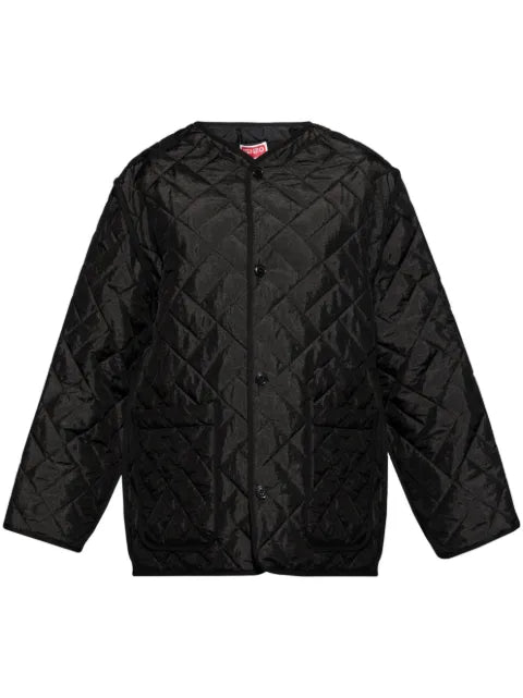 Kenzo padded logo-patch jacket