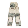IVORY CAMOUFLAGE EMBROIDERY PANTS