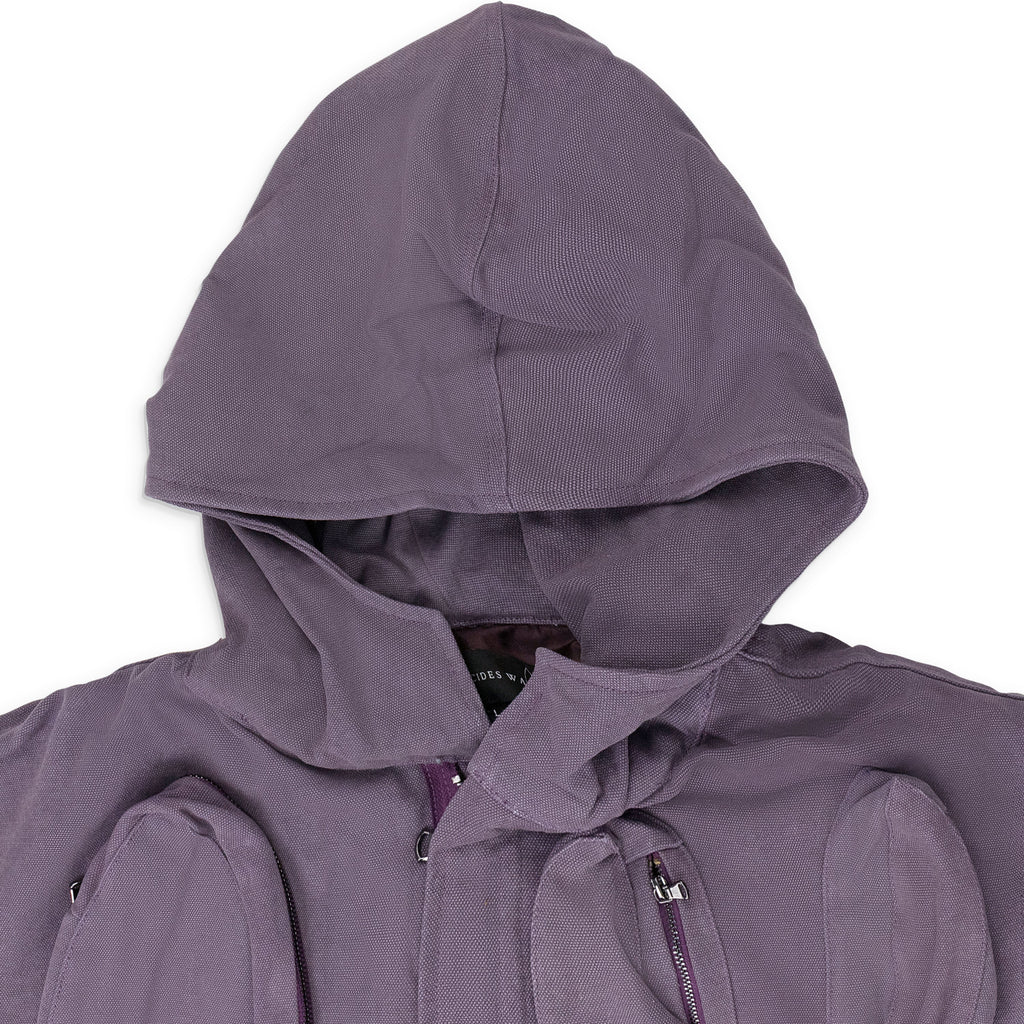 VIOLET FLOOR LENGTH TRENCH COAT