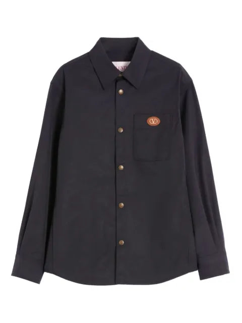Valentino Garavani shirt jacket with VLogo detail