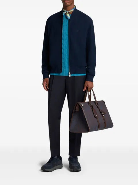 ETRO Pegaso-embroidered bomber jacket