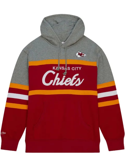 Mitchell & Ness NFL Head Coach Chiefs "Grey/Red" hoodie