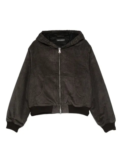 OUR LEGACY twill hooded jacket