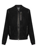 AllSaints suede bomber jacket