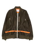 sacai drawstring-waist bomber jacket