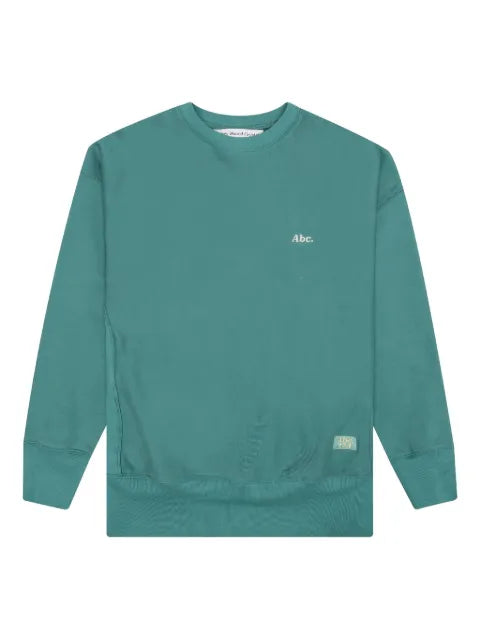 Advisory Board Crystals logo-embroidered crew-neck sweatshirt