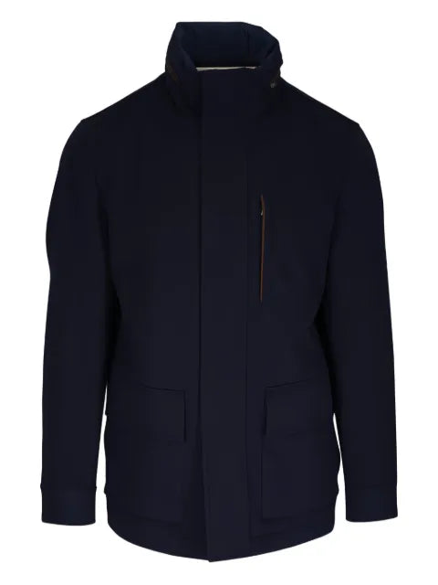 Paul & Shark high-neck cashmere coat