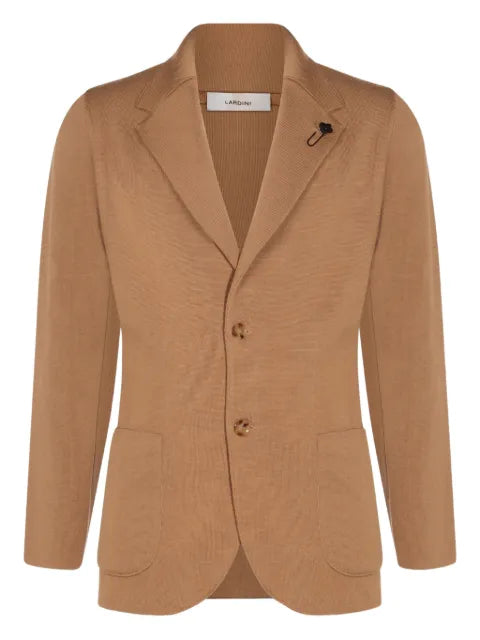 Lardini notched-lapel wool jacket