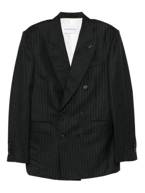 Givenchy stripe-pattern double-breasted blazer
