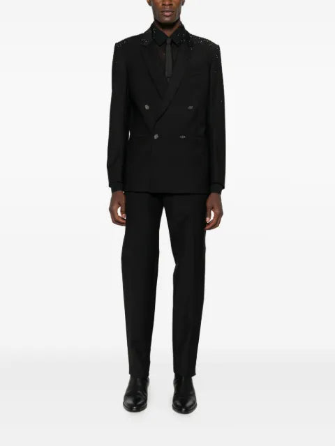 Patrizia Pepe rhinestone-embellished blazer