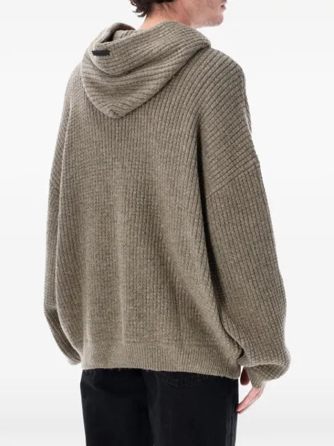 FEAR OF GOD ESSENTIALS ribbed hoodie