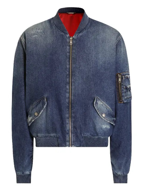 Dolce & Gabbana denim bomber jacket
