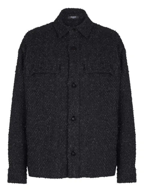 Balmain  tweed shirt jacket