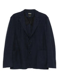 Zegna button-fastening blazer