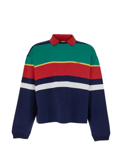 Versace striped cotton-jersey T-shirt
