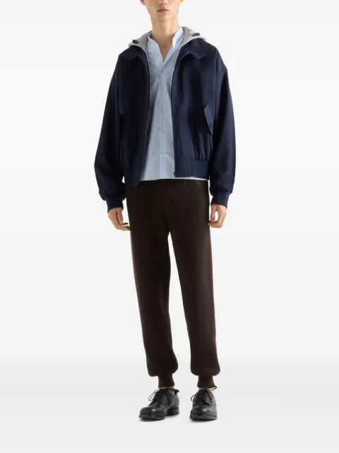 Prada front-pocket hooded jacket
