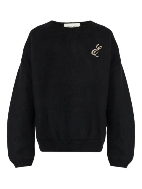FEAR OF GOD ESSENTIALS logo-embroidered crew-neck sweater