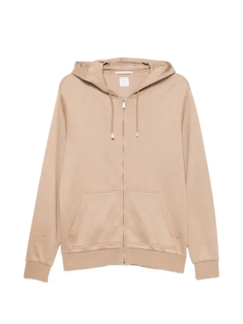 Eleventy zip-up drawstring hoodie