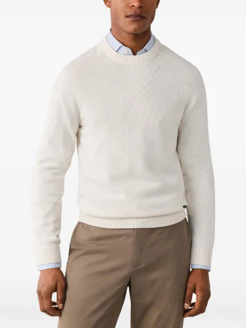 Hackett London Saddle Crew cotton sweater