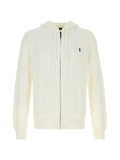 Polo Ralph Lauren cable-knit hooded jumper