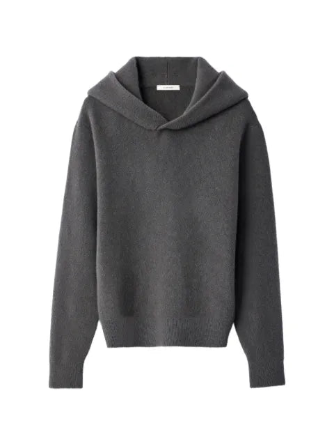 LEMAIRE hooded sweater in cashmere