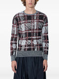 Vivienne Westwood check-pattern piqué sweater