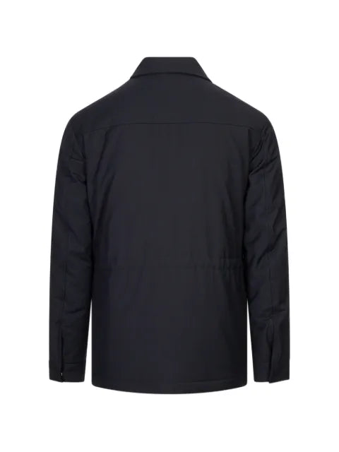 Canali concealed-fastening jacket
