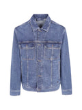 Emporio Armani faded button-up denim jacket