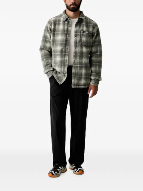 Columbia Hunter Arch check-pattern fleece jacket