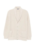 Fedeli ribbed-knit shawl-collar cardigan