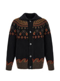 Alanui Fair Isle jacquard-knit cardigan