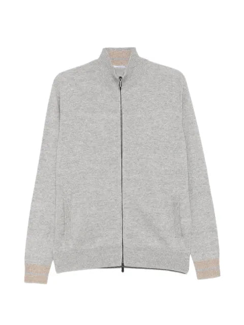 Cesare Attolini zip-up knitted cardigan