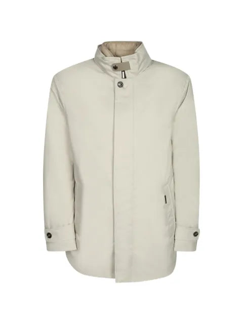 Moorer high-neck button-up jacket