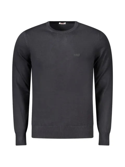 RIFLE logo-detail crew-neck sweater