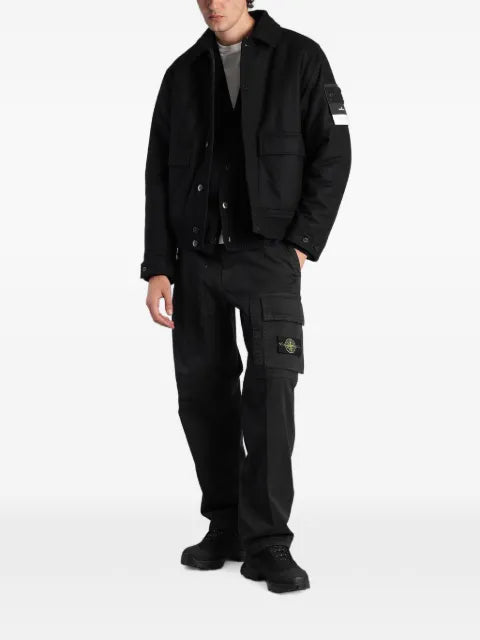 Stone Island 4100017 wool nylon Flannel_S.I. ghost jacket