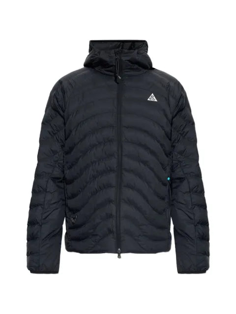 Nike quilted hooded jacket