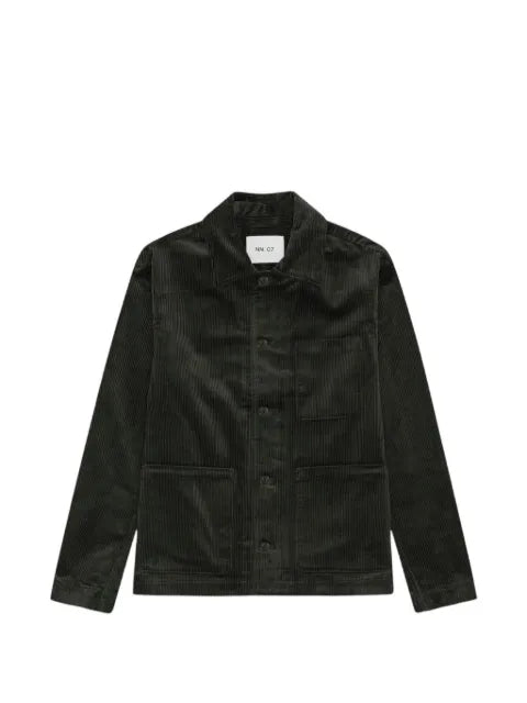 NN07 Morgan corduroy-textured patch-pocket jacket
