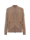 BOGNER zip-up panelled sweatshirt