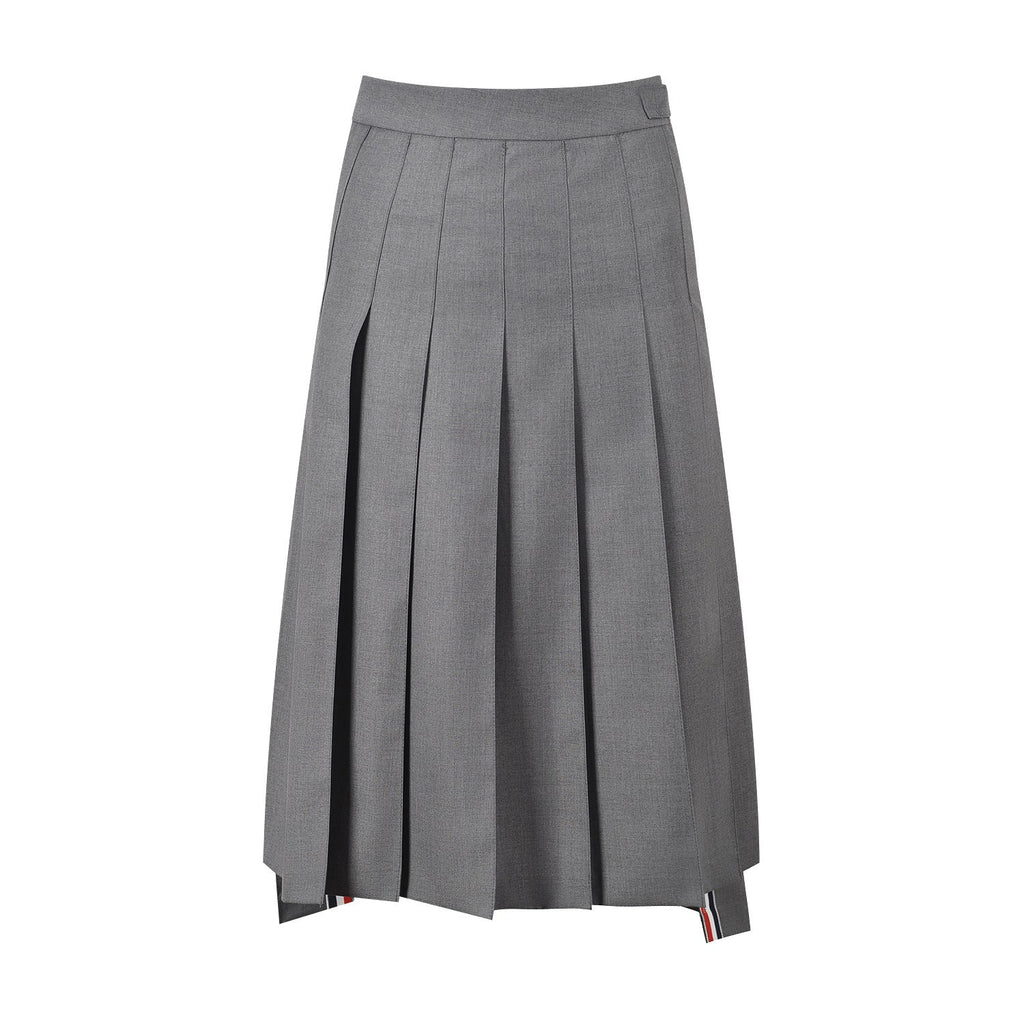 Women's 4-Bar Long Pleated Skirt | Thom Browne