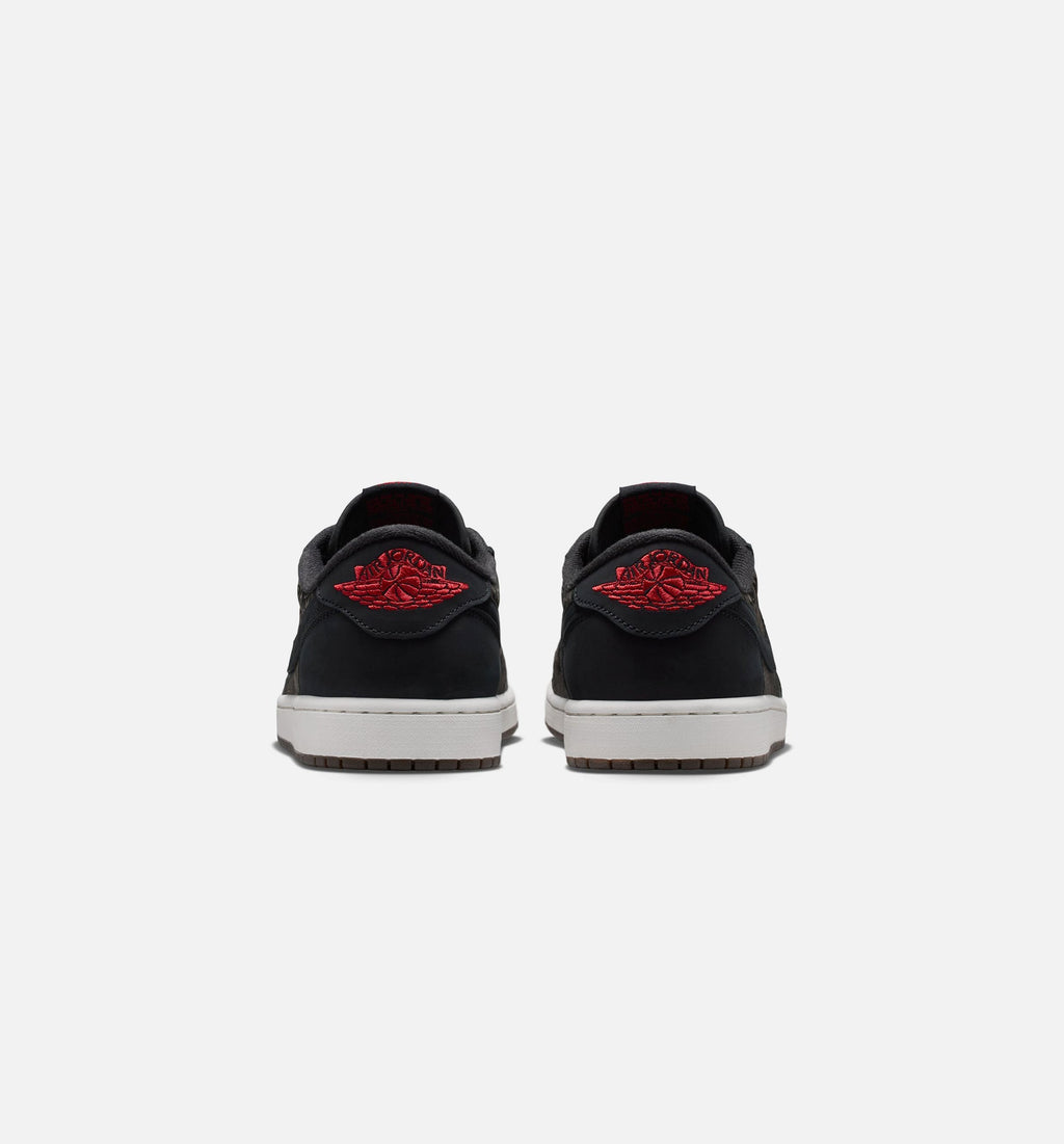 Air Jordan 1 Retro Low OG Laser Men's Sneakers - Black / Varsity Red / Summit White
